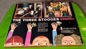 The Three Stooges Vintage Colorforms Jigsaw Puzzles In Box RARE