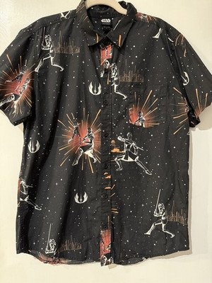Star Wars Our Universe Disney Men s Clone Wars Series Shirt Large New!