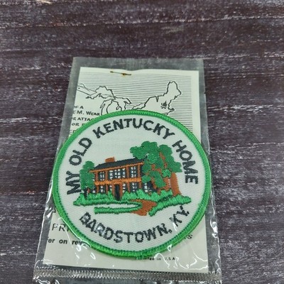 My Old Kentucky Home Bardstown KY Embroidered Patch By Trailblazer Emblems VTG