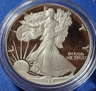 A 1986 S Proof $1 American Silver Eagle In OGP COA