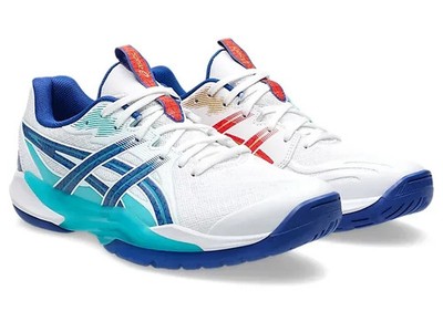 Asics Hallenschuhe POWERBREAK FF weiß/asicsblau 1071A121.960 E 2025 Stabilität