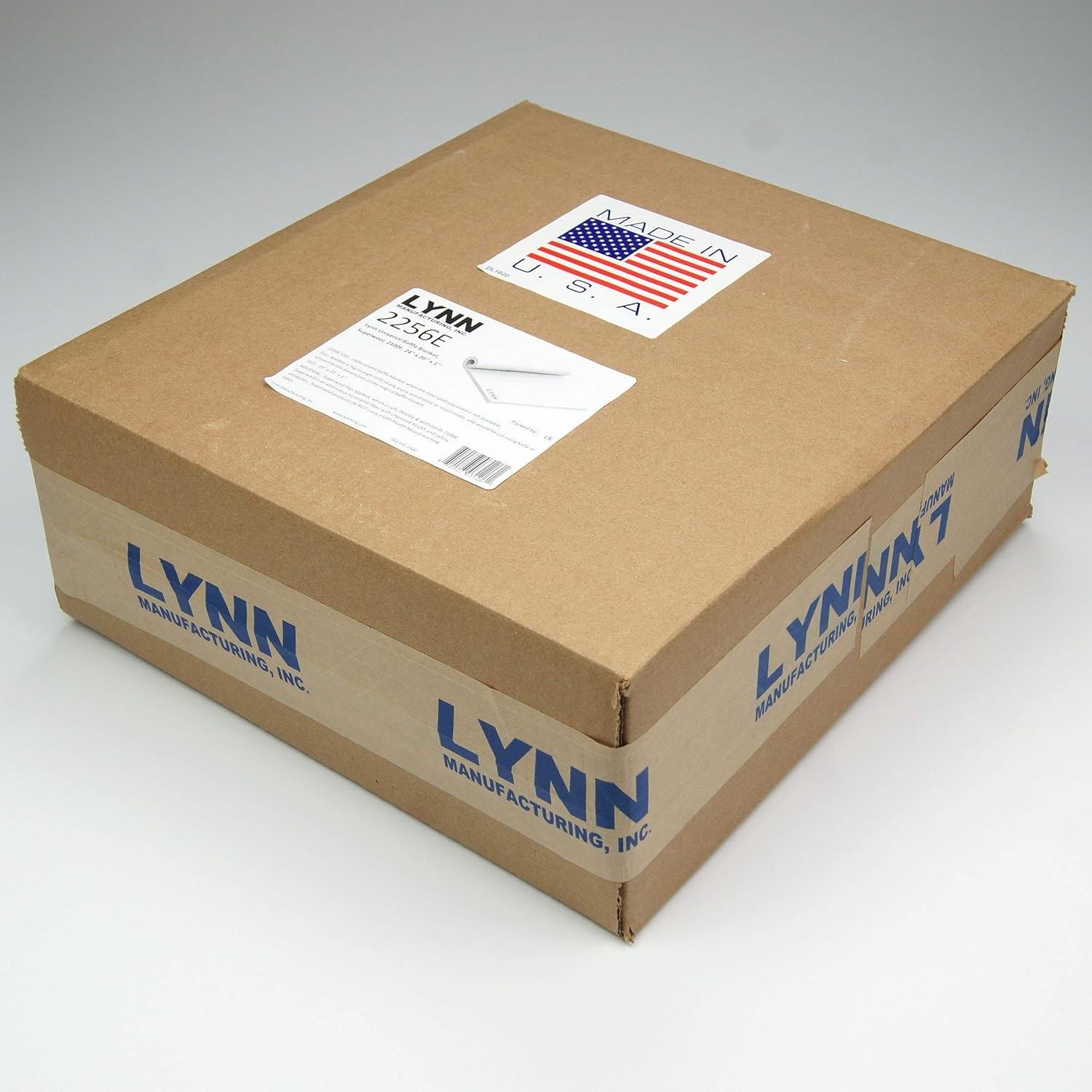 Lynn Manufacturing Universal Baffle Blanket, Blanket 1/2", White 