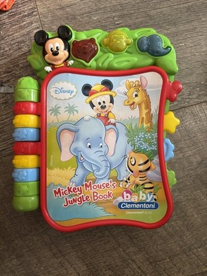 Clementoni Musical Kinder interaktive Aktivität Babys Geschichtenbuch Dschungelbuch