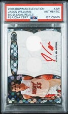 2006-07 JASON WILLIAMS BOWMAN ELEVATION DUAL PSA/DNA AUTOGRAPH AUTO AUTHENTIC/99