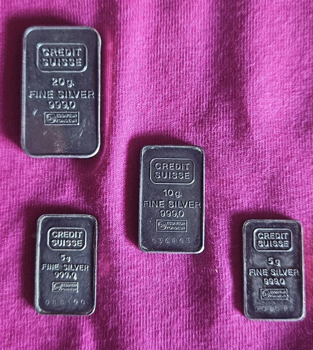 Credit Suisse Silver Bullion Bars for sale | eBay