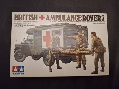 Tamiya 35082 1:35 British Ambulance Rover 7 Bausatz mit Figuren