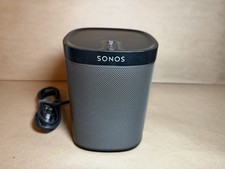 Sonos Model Play 1 Wireless Black Speaker w/ Power Cord  Tested