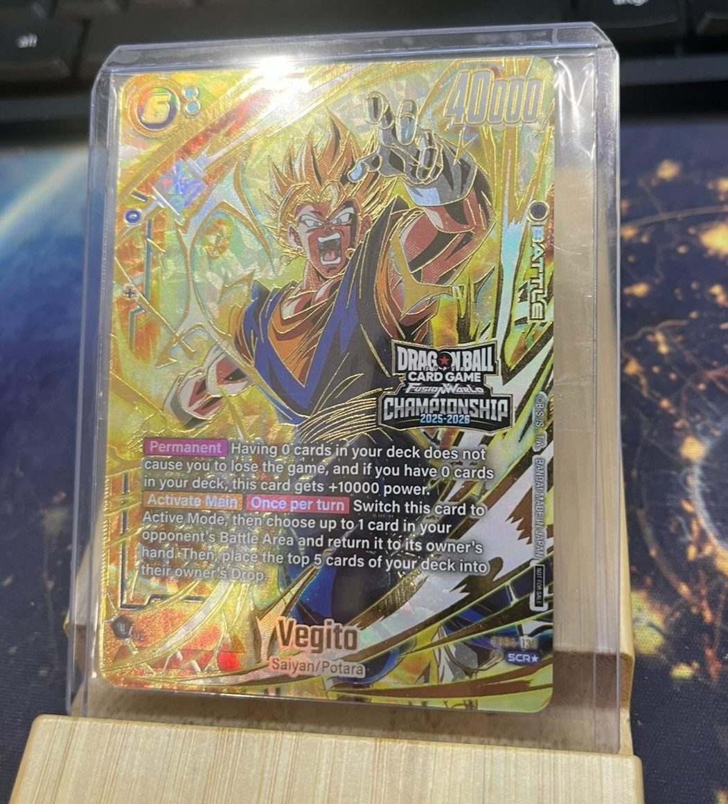 Vegito Fb04-130 Dragon Ball Fusion World SCR Championship Top 16