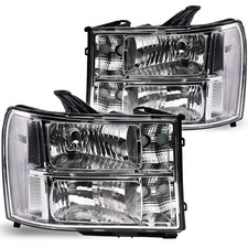 PIT66 Headlight Assembly, Compatible with 2007-2013 GMC Sierra 1500 2500HD 35...