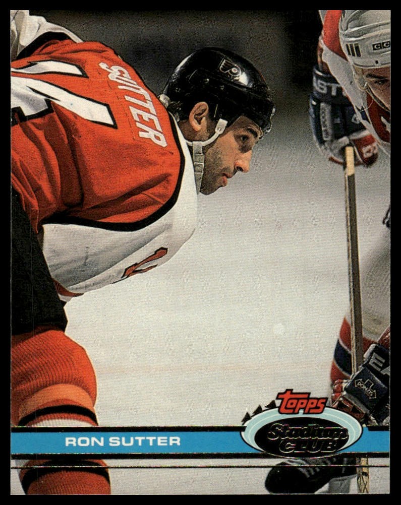 1991-92 Stadium Club #49 Ron Sutter