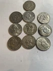 1/2 Roll of 10 90% Silver Ben Franklin Half Dollars  $5 Face Value