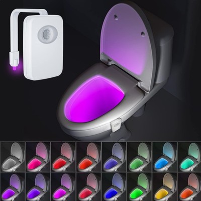 Toilettenlicht LED 32 Farben Bewegungssensor  Nachtlicht Badezimmer