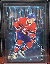 2025-26 Upper Deck Series 1 Dazzlers Blue #DZ-39 Lane Hutson Montreal Canadiens