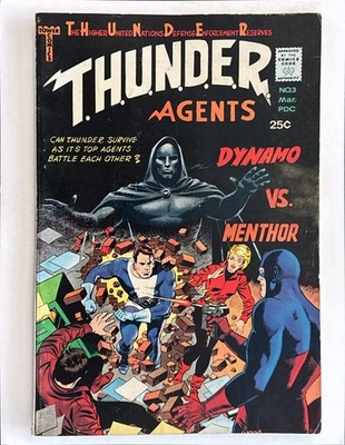 T.H.U.N.D.E.R. Agents #3 * FN-VF 7 * PRESSED * Free ship on 2 items