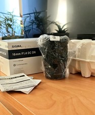 Sigma 16mm F1.4 sony E - MINT Condition