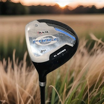LH Ram Force TI Matrix 21° 5 Wood Uniflex R-45 Flex 42'' Golf Club UPC507