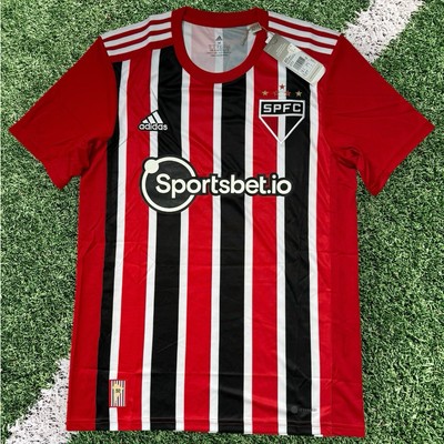 adidas São Paulo Away Shirt 2022 Soccer Jersey Camiseta BNWT Men's