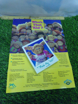 XAVIER ROBERTS CABBAGE PATCH KID flyer  whos that kids mass made dolls
