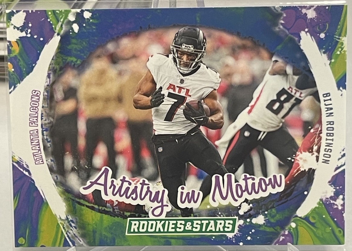2024 Panini Rookies & Stars Artistry in Motion Bijan Robinson #AIM-BRN FALCONS