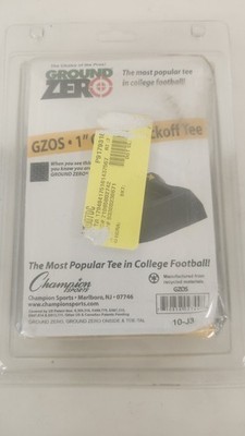 Champion Sports GZOS 1 in. Ground Zero Choice Of Pros Onside Kick Off Tee Black