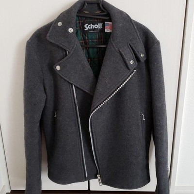 Schott Rider Jacket Men's Size 36 Leather Biker Motorcycle Vintage #FF BAA