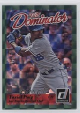 2014 Panini Donruss Elite Dominator Series 1 105/999 Yasiel Puig #8 0c4