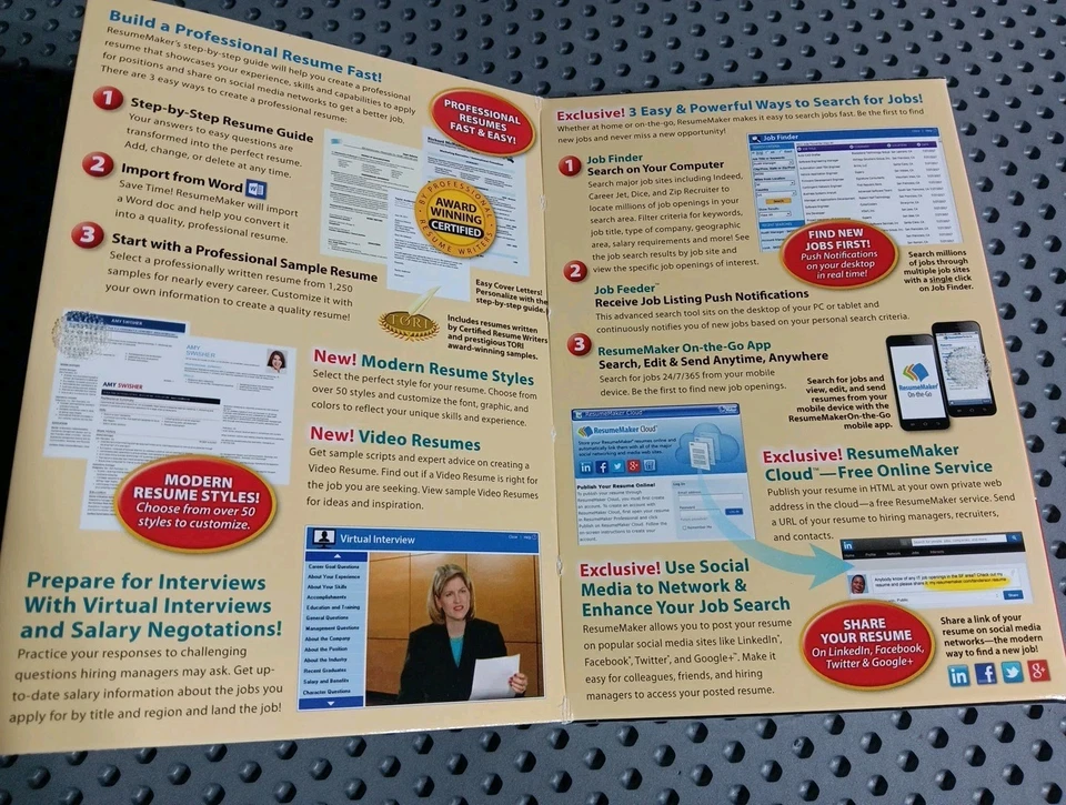 Resume Maker Professional, New Version 20 Deluxe - Image 3 of 4