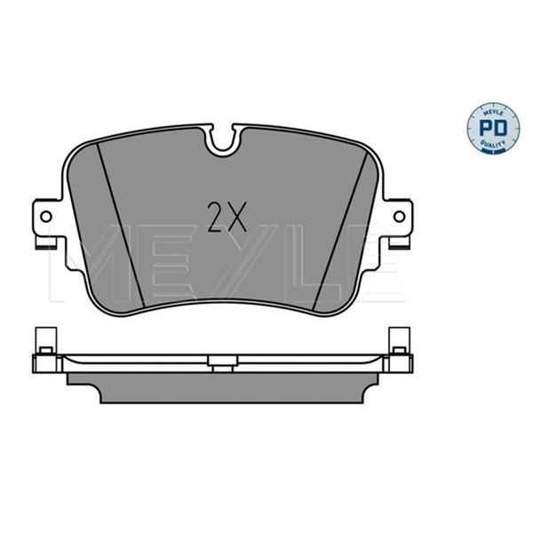 Meyle BremsbelÄGe Satz Hinterachse Passend FÜR Audi A6 A7 A8 E-TRON Q7 Q8 | 025-image