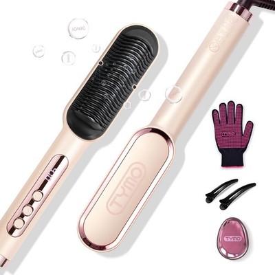 TYMO Ring Plus Ionic Hair Straightener 13.74 Inch x 2.24 Inch, Gold Blush