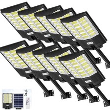10x LED Solar PIR Motion Sensor Street Wall Light Security Outdoor Garden 6500K