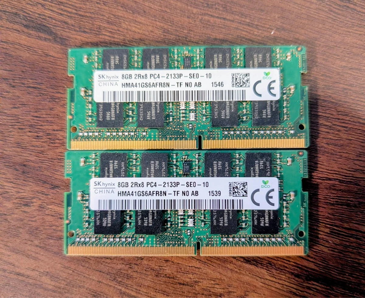 Computer PC4-17000 (DDR4-2133) Bus Speed RAM with 2 Modules and