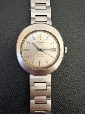 Vintage Longines Admiral Cal. 431 UFO Modellauto Wind Selten Herren Armbanduhr