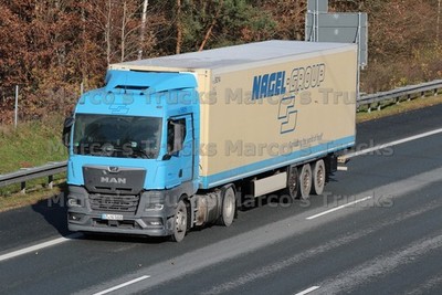 LKW Foto MAN TGX Kofferauflieger Deutschland blau NAGEL-GROUP Connecting #m2bf