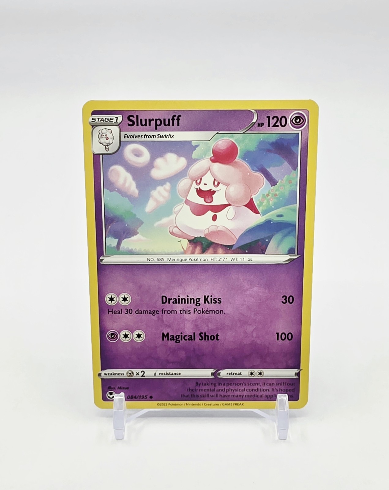 Slurpuff Uncommon Pokémon TCG Silver Tempest 84/195