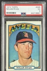 NOLAN RYAN PSA 5 1972 TOPPS BASEBALL #595 ANGELS 9867
