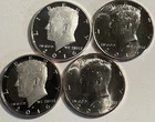 2016 P D S S Kennedy Half Dollar Silver & Clad Proof & BU P+D Four Coins
