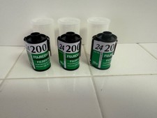 Fujicolor 200 24 exp. 35mm Color Film Lot of 3...Unknown exp date