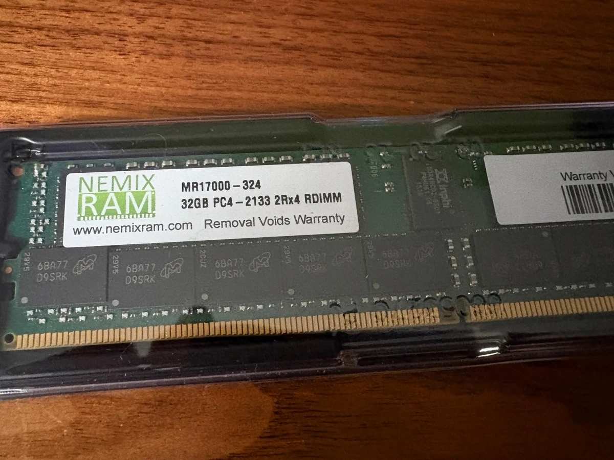 32GB ECC Network Server Memory DDR4 SDRAM for sale | eBay