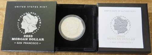 2023-P Morgan Dollar (2021-Present) — photo from the most recent tracked eBay sale