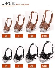 StrongDog Muzzle Metal Wire Basket Olde English Bulldogge American Bully Pocket