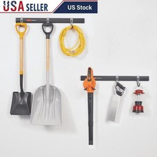 Garage FastTrack Storage Organizer 8 Piece Kit Wall Mounted Tool Holder Hooks US