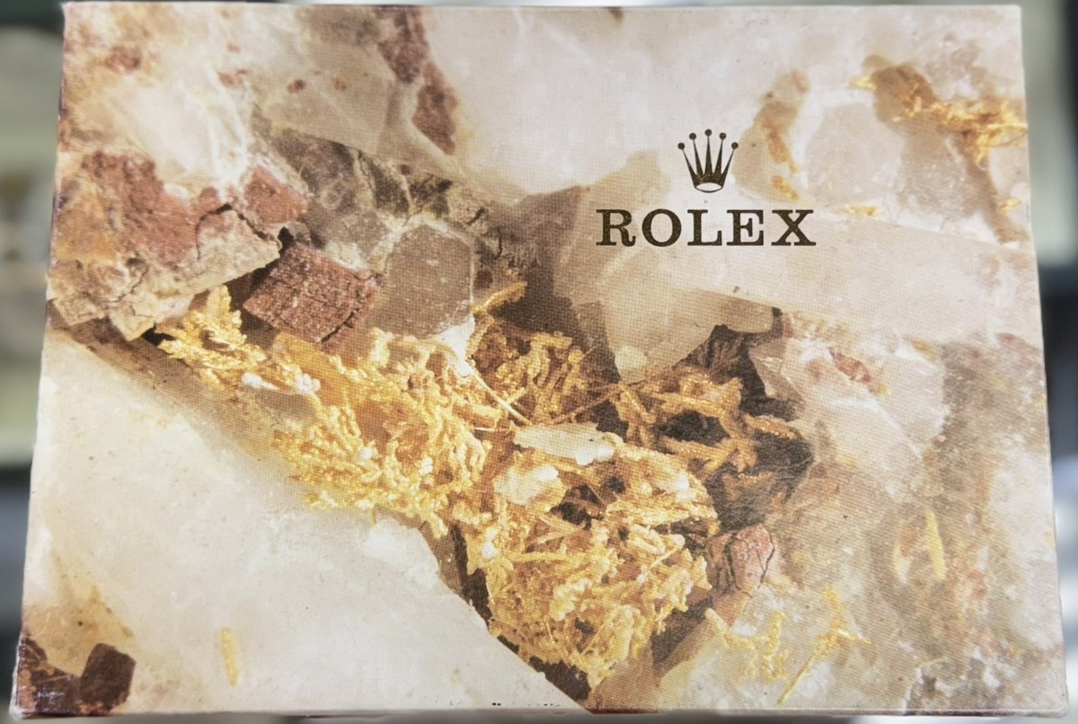 VINTAGE ROLEX WATCH BOX MONTRES ROLEX S.A.-GENEVE SUISSE 60.01.2