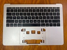 Apple MacBook Pro 13" Retina A1708 Top Case Keyboard Silver - Late 2016-17