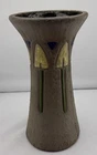 Roseville Antique Art Pottery Vase Mostique Gray, Floral Arts Crafts Style