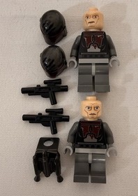 LEGO Star Wars Clone Wars Mandalorian Super Commando Minifigure (2) lot - 75022