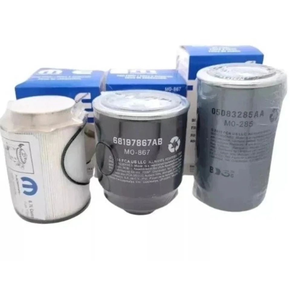 Mopar OEM 6.7L Diesel Oil Fuel Filter Kit for 2013-2018 Ram 2500 3500 4500 5500 - Image 4 of 4