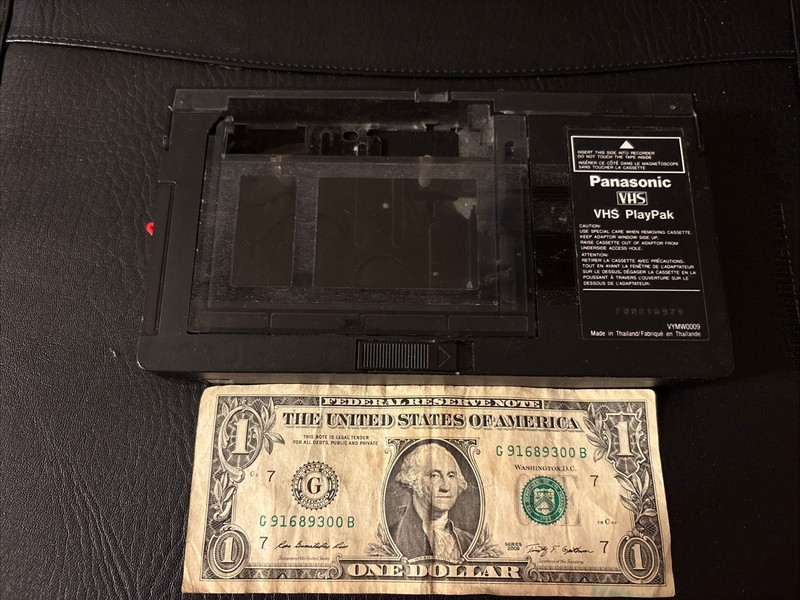 Panasonic VHS PlayPak VHS C to VHS Converter Adapter. Tested.