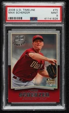 2008 Upper Deck Timeline Max Scherzer #75 PSA 9 MINT Rookie RC