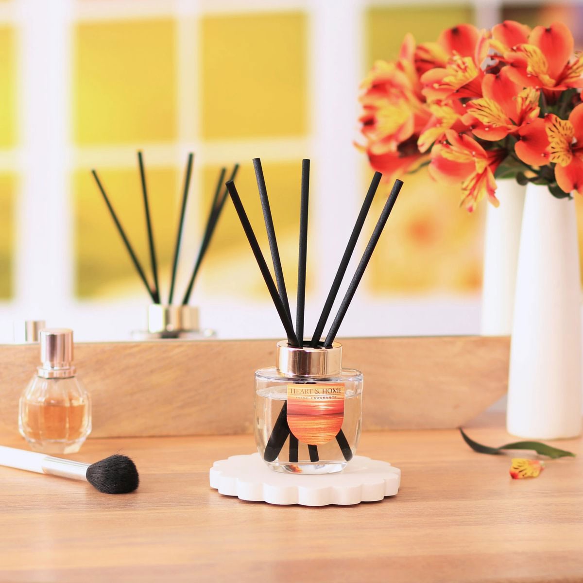 Diffuseur de parfum crépuscule ambré 70 ml contre les odeurs de maison