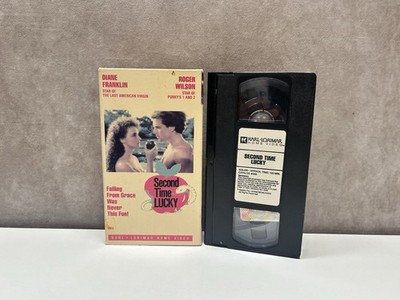 SECOND TIME LUCKY~1984 VG/C RARE VHS~DIANE FRANKLIN ROGER WILSON ROBERT MORLEY 
